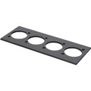 NEUTRIK NSB-4WAYPANEL Spare 4 hole punched plate