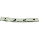 NEUTRIK NSBL1OUT Luminescent labels 1-4 OUT