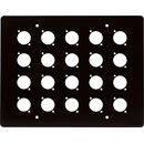 CANFORD FLUSH WALLBOX Top plate, 20 holes for type B, no numbering