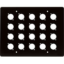 CANFORD FLUSH WALLBOX Top plate, 20 holes for type B, no numbering