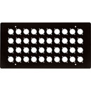 CANFORD FLUSH WALLBOX Top plate, 40 holes for type C, no numbering