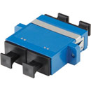 SENKO FIBRE OPTIC SC SM DUPLEX FEEDTHROUGH COUPLER Blue