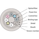 CANFORD SMPTE311 CAMERA CABLE Lemo 3K.93C FMW-PEW, Furukawa 9.2mm A grade SMPTE fibre, 5m