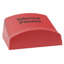 CANFORD LED ILLUMINATED SIGN Red cover, Silence please