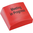 CANFORD ILLUMINATED SIGN Red cover, Meeting in progress