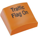 CANFORD ILLUMINATED SIGN Orange cover, Traffic flag on