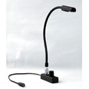 LITTLITE L-8/12-E-HI GOOSENECK LAMPSET 12 inch, halogen bulb, dimmer, TNC mount, EU PSU, black