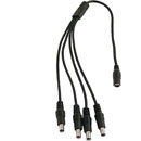 LITTLITE PYE POWER ADAPTER LEAD 1x 2.1mm coaxial socket to 4x 2.1mm coaxial plugs