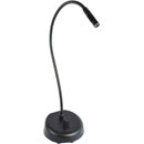 LITTLITE AN-DL12A-LED ANSER GOOSENECK LAMP 12-inch, LED array, weighted base, dimmer