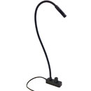 LITTLITE AN-TE24E-LED ANSER GOOSENECK LAMP 24-inch, LED array, chassis mount, dimmer, EU PSU