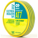 INSULATING TAPE Green/yellow, 19mm (reel of 33m)