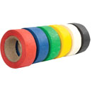 PAPER-TAK TAPE PVC free, black, 19mm (10m reels, pack of 6)