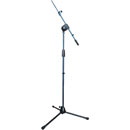 QUIK LOK QL-A494BK MICROPHONE STAND Telescopic 53-91cm boom, tripod base, 100-176cm height, black