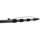 AMBIENT QP550-CCM BOOM POLE Carbon fibre, 5-section, 55-185cm, coiled cable, 3-pin XLR, mono