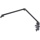 K&M 23865 ADJUSTABLE MIC ARM Without cable, 460 to 960mm extension, 1.5kg capacity, black