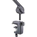 K&M 23865 ADJUSTABLE MIC ARM Without cable, 460 to 960mm extension, 1.5kg capacity, black