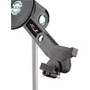 K&M 19790 TABLET HOLDER 3/8-inch thread mount, 222-334mm x 128-232mm range, black