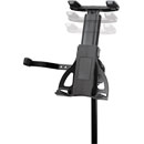 K&M 19742 TABLET HOLDER 3/8-inch thread mount, 160-320mm x 120-222mm range, black
