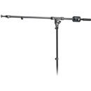K&M 25530 MICROPHONE BOOM ARM Two-section, T-bar lock, 870-1550mm, with counterweight, black
