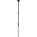 K&M 22150 MICROPHONE STAND Ceiling mount, detachable flange, 610-1120mm, black