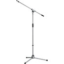 K&M 21060 BOOM STAND Folding legs, 925-1630mm, one-piece 805mm boom, die-cast base, grey