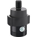K&M 23910 QUICK RELEASE ADAPTER Female 5/8 and 3/8 inch thread, male 3/8 and 5/8 inch thread, black