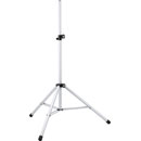 K&M 214/6 LOUDSPEAKER STAND Floor, lightweight, folding legs, up to 50kg, 1375-2185mm, silver