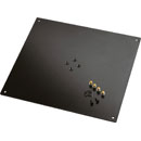K&M 26792 BEARING PLATE 420 x 5 x 380mm, 6.0kg, 4off rubber feet and spikes included, black