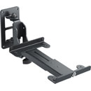K&M 24166 LOUDSPEAKER MOUNT Wall, up to 15kg, 150-220mm clamp range, 0-17 degree tilt, swivel, black