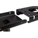 K&M 19420 LOUDSPEAKER MOUNT Ceiling, up to 22kg, 0-75 degree tilt, 90 degree swivel, black