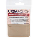 URSA PERFORMANCE POUCH With 5cm channel mount, for Sennheiser G4, beige