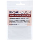 URSA PERFORMANCE POUCH With 5cm channel mount, for Sennheiser G4, white