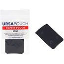 URSA POPPER POUCH With press fasteners, horizontal/vertical, mini, black