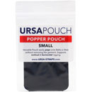 URSA POPPER POUCH With press fasteners, horizontal/vertical, small, black