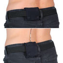 URSA POPPER POUCH With press fasteners, horizontal/vertical, medium, black