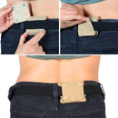 URSA POPPER POUCH With press fasteners, horizontal/vertical, medium, beige