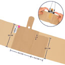 URSA LIVE STRAP Single pouch, medium, beige