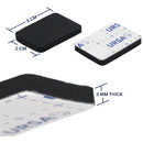 URSA FOAMIE PADS ADHESIVE FOAM MOUNTS 30 x 20mm, black (pack of 15)