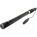 AMBIENT QXS 550-CCMI BOOM POLE Carbon fibre, 5-section, 50-195cm, coiled cable, 3-pin XLR, mono