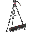 MANFROTTO MVK504XTWINMA VIDEO TRIPOD With 504X fluid head, twin leg support, middle spreader