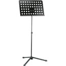 K&M 12179 ORCHESTRA MUSIC STAND Black, with perforated steel desk, 610-1080mm