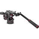 MANFROTTO MVHN8AH NITROTECH N8 VIDEO TRIPOD HEAD Continuous counterbalance, 8kg payload, flat base