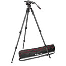 MANFROTTO MVKN8C VIDEO TRIPOD KIT Includes 535K aluminium tripod, NITROTECH N8 head, bag