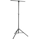 K&M 24620 LIGHTING STAND Floor, tripod base, up to 20kg load, 1750-3000mm, with crossbar, black