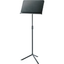 K&M 11925 ORCHESTRA MUSIC STAND Black, with plastic desk, 750-1280mm