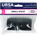 URSA STRAPS WAIST STRAP Small, 81cm, single small pouch, black