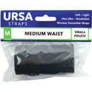 URSA STRAPS WAIST STRAP Medium, 100cm, single small pouch, black