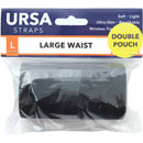URSA STRAPS WAIST STRAP Large, 120cm, double big pouch, black