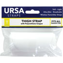 URSA STRAPS THIGH STRAP Vertical pouch, 63 x 10cm, non-slip, white