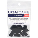 URSA FOAMIE PRO MICROPHONE MOUNTS Soft foam, 24 x 17 x 9mm, black (pack of 12)